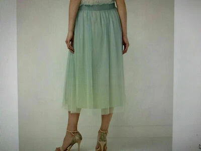 Falda plisada de tul Sky Mist para mujer LC Lauren Conrad Foto 1 de 4