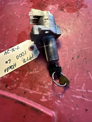 1978 Honda GL1000 Goldwing Ignition Switch with Key.  Works - Image 1 of 4