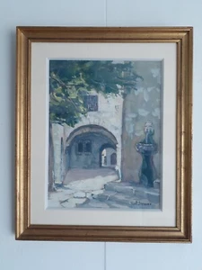 Baptistin Jacquet französisches Aquarellgemälde Maler - Bild 1 von 8
