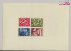 Suriname Bloque 1 (completa edición) nuevo con goma original 1953 tí (9860634 - Imagen 1 de 1