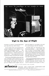FAIRCHILD Engine and Airplane Corporation WW2 ADVERT 1944 Print Ad 693/113 - Picture 1 of 1