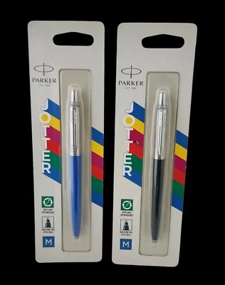 PARKER Kugelschreiber Jotter schwarz blau Kuli Edelstahl 2125074 2125079