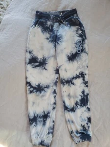 GAP Kid's Cotton Blend Tie Dye Logo Joggers Blue S 6/7 - Picture 1 of 4