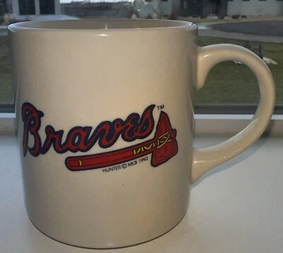 Taza de café vintage Atlanta Braves 1992 Hunter MLB Foto 1 de 4