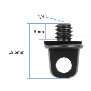 1/4-20 Camera Screw 1/4" D-Ring Adapter for Shoulder Neck Strap Bag New - Bild 1 von 9