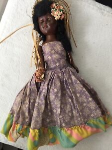 Vintage Souvenir Doll Nassau Bahamas Issues Please Read