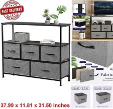 Dresser TV Stand Entertainment Center with 5 Drawers Media Console Table for TV