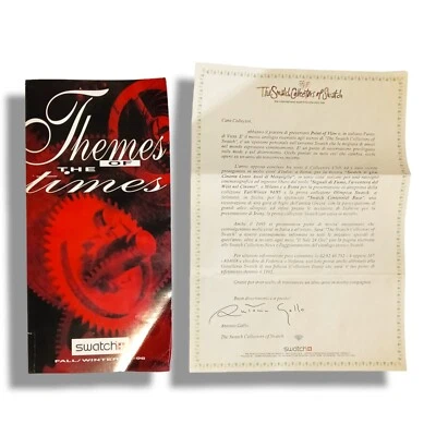 SWATCH catalogo orologi Themes of the times fall winter 1995/1996 + lettera 071 - Immagine 1 di 4
