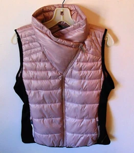 Calvin Klein große mauve und schwarze Damenweste mit Reißverschluss - Bild 1 von 7