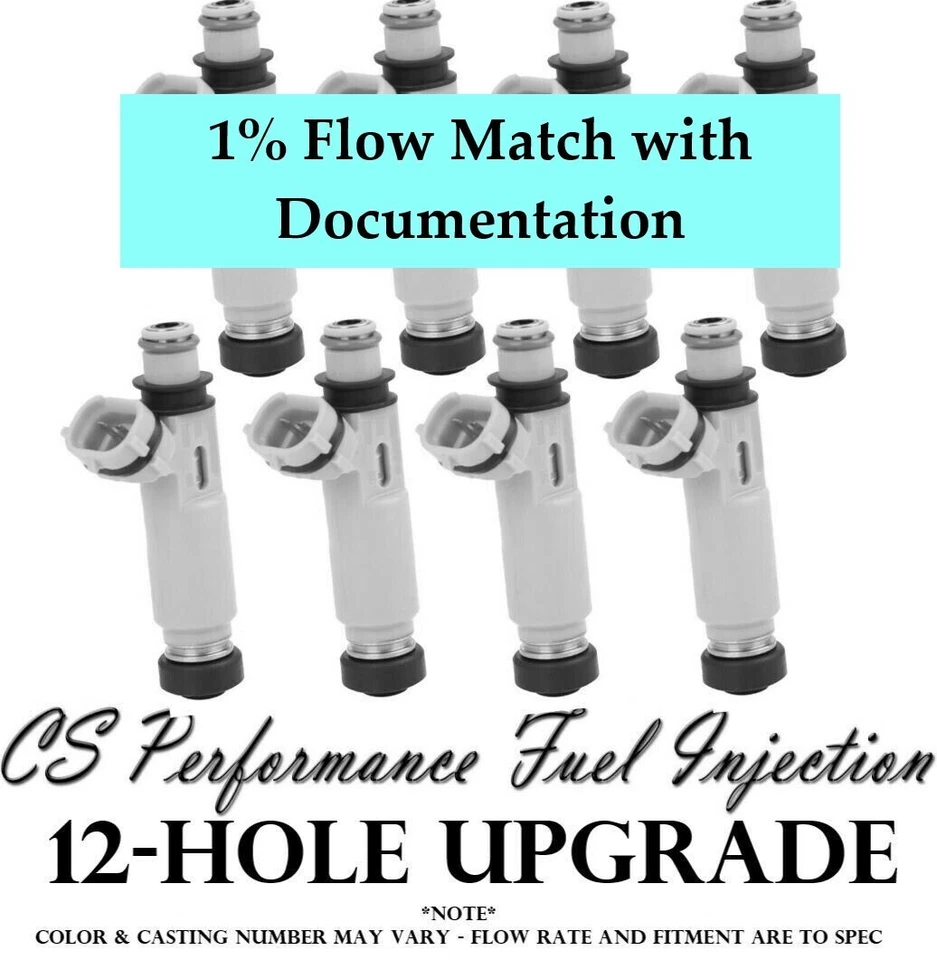 Inyectores de combustible de actualización Denso (8) para 98-05 Lexus Toyota 4,7 L V8 Foto 1 de 1