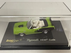 (O-124) Ricko H0 1:87 Plymouth HEMI Cuda - Foto 1 di 5