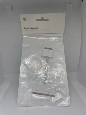 GENUINE APPLE LIGHTNING TO HDMI DIGITAL AV TV ADAPTER CABLE IPAD IPHONE A1438 - Image 1 of 2