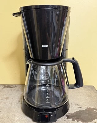 Cafetera eléctrica vintage Braun Flavor Select 12 tazas KF-152 tipo 3113 negra Foto 1 de 4