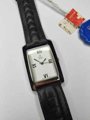 Швейцарские часы Prestige De Geneve 1990-е из старых запасов оригинальный ремешок и бирка - Изображение 1 из 4