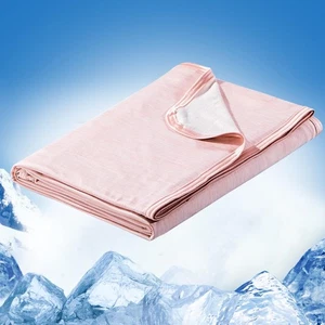 Cooling Blanket for Kids and Babies Hot Sleepers Dual-Sided Japanese Cooling - Picture 1 of 41