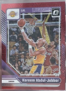 2024-25 Donruss Optic Kareem Abdul-Jabbar Red Glitter #/75 | Lakers - Imagen 1 de 2