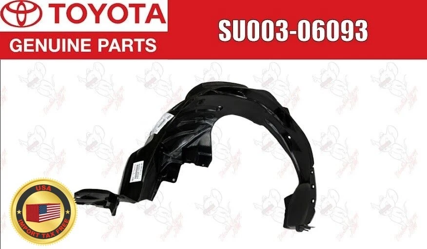 Toyota Genuine 86 Scion FR-S Fender Liner RH Toyota SU003-06093 OEM - Imagem 1 de 4