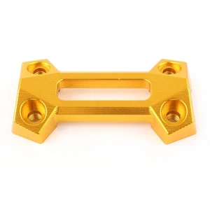 Lenker Fat Bar Riser Montieren Klemme Abdeckung für Kawasaki Z900 2017-22 Gold - Bild 1 von 4