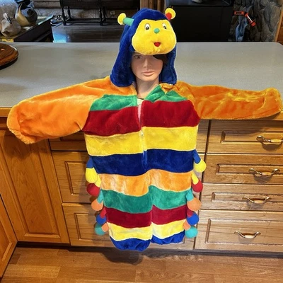 Halloween Childs Cozy Caterpillar Costume Medium - Image 1 of 4
