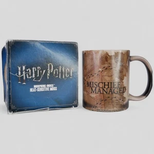 Harry Potter Marauder's Map Morphing Mug Heat Sensitive 11oz - Mischief Managed - Picture 1 of 13