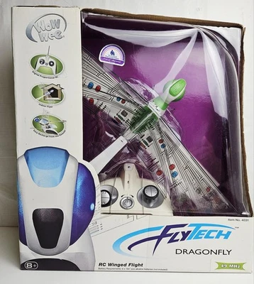 WowWee Flytech Robotic Dragonfly Remote Control RC Radio Insect Drone 49 MHz New - Image 1 of 4