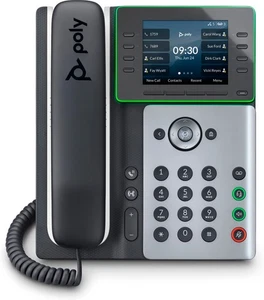 POLY Edge E350 IP Phone and PoE-enabled - Afbeelding 1 van 10