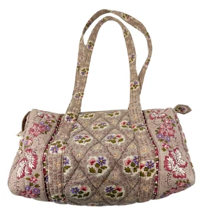 Vintage Pierre Deux Schultertasche Handtasche französisches Land beige Blumen gesteppt - Bild 1 von 13