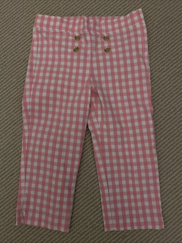 Pantalones a Cuadros Janie And Jack Niñas 7 Rosa Pascua Foto 1 de 1