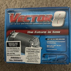 Vector 8 LRP  1/8th Scale Brushless Motor See Pics Nib  2500KV No.  50910 - Picture 1 of 4