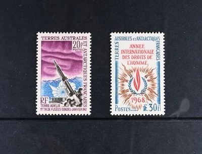 FSAT French South Antartic Territory Scott # 29, 32 VF OG NH Stamps cat $77 - Image 1 of 2