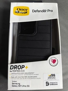 Otterbox Defender Pro Series Drop+ Case & Holster For Samsung Galaxy S21 Ultra5G - Photo 1 sur 3