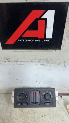 2003-2009 GMC ENVOY FRONT HEATER A/C CONTROLS MANUAL OPT CJ3 REAR DEFROST - Image 1 of 4