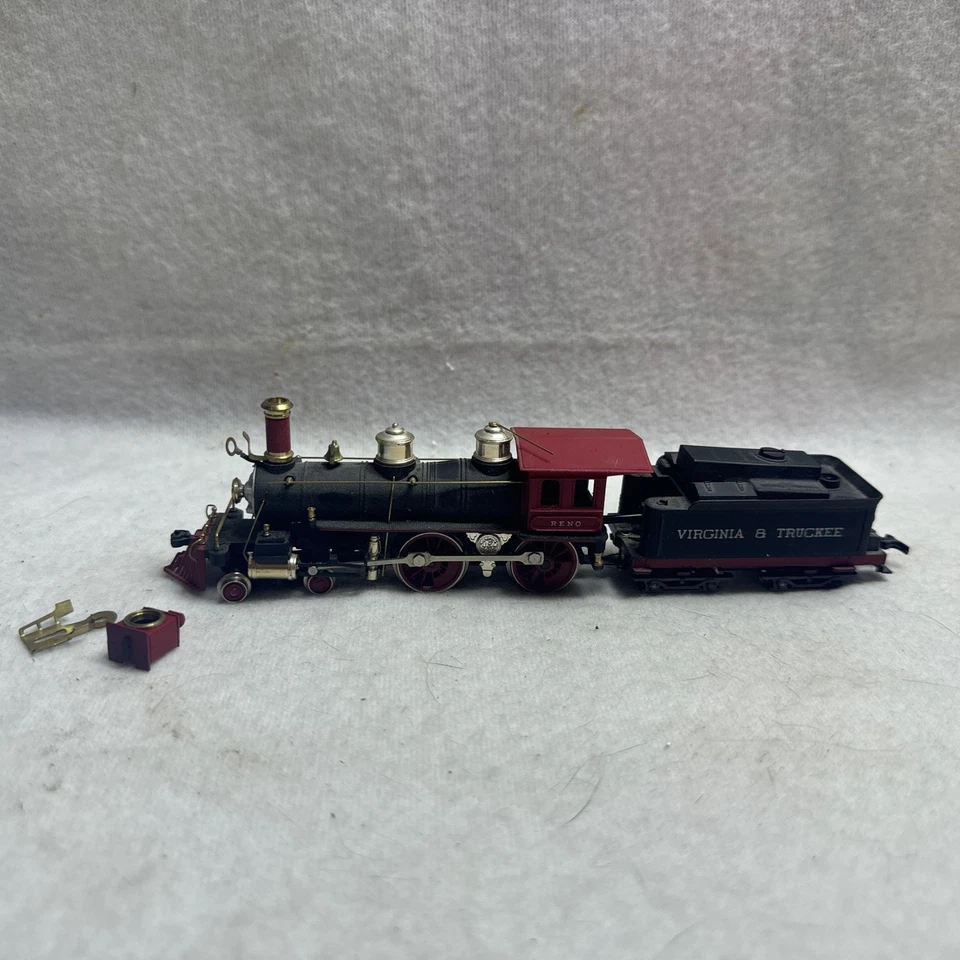 AHM Ho Scale Virginia, And Truckee 4-4-0 Steam Locomotive Engine For Train Set - Image 1 of 4