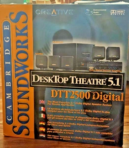 Cambridge Soundworks Desktop Theater 5.1 DTT2500 Głośniki cyfrowe CIB!! L@@K!!! - Zdjęcie 1 z 23