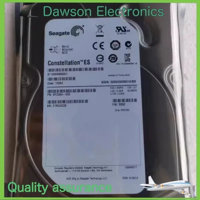 Seagate ST1000NM0001 1TB 3.5" SAS HDD 7200 RPM 64MB Cache Hard Drive - Image 1 of 2