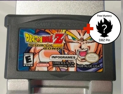 Cartucho de juego Legacy Of Goku Game Boy Advance probado + Pin Mystery Mario Foto 1 de 3
