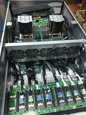 5U Rack  Mount 8GPU Barebone Chassis for RTX 4090/5090 Turbo Cards - Image 1 of 3