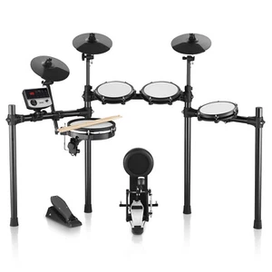 Electric Drum Set Electronic Drum Kit 480 Sounds for Beginners & Adults - Picture 1 of 12
