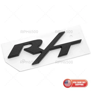 2014-2023 Dodge Durango Black R/T Nameplate Emblem Brand New Mopar 55112962AA - Picture 1 of 4