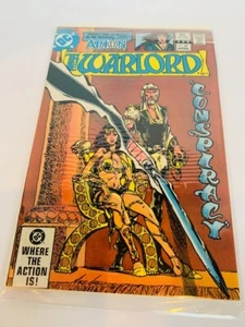 Comic Book vtg DC Warlord War Lord #56 April Arion conspiracy conan beasts AC3 - Picture 1 of 2
