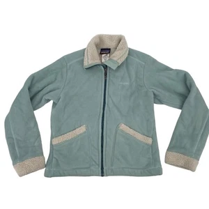 Chaqueta Sherpa Patagonia Mujer Pequeña Synchilla Cremallera Completa Polar Azul Bebé - Imagen 1 de 15