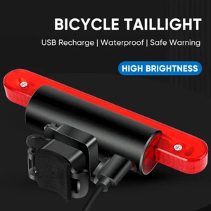 Bicycle Cycling Reflector Tail Light Rear Cycling Safely Warning Light 4 Modes - Picture 1 of 12