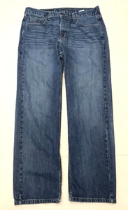 Tommy Hilfiger Jeans Mens 33x30 Straight Leg Distressed Whiskered Y2K Denim - Bild 1 von 7