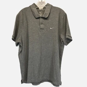 Nike Golf Fit Dry Short Sleeve Polo Shirt Grey Men's Size XL C - Picture 1 of 5