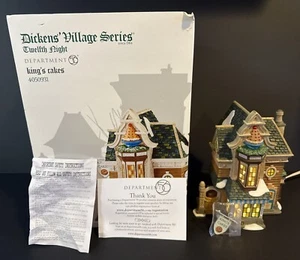 Nuevo Departamento 56- King's Cakes 4050931 Twelfth Night Dickens' Village - Imagen 1 de 17