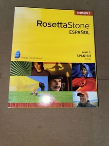 Rosetta Stone Spanish Level 1 & 2 Version 3 CD Rom for Windows and MAC - Picture 1 of 5