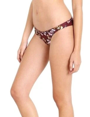 Parte inferior de bikini Beach Riot para mujer XS carmesí floral Claro parte inferior arenosa nadar playa Foto 1 de 4