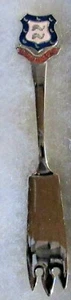 #173) SILVER PLATED CHEESE CAKE FORK BRIGHTON HOVE EAST SUSSEX COAST ENGLAND - Picture 1 of 2