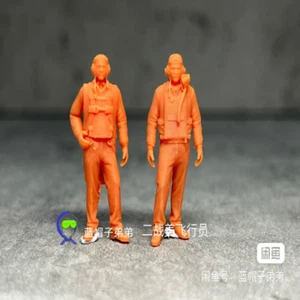 1/72 Segunda Guerra Mundial US Piloto Pequeña Escala Soldado Dos No.11 - Imagen 1 de 1