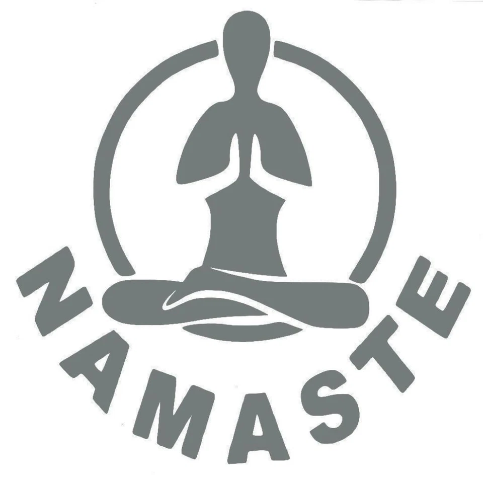 Namaste Vinyl Decal Sticker Buddha Insparation Peace Yoga 15 colors 7 Sizes* Foto 1 de 1